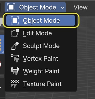 object mode main