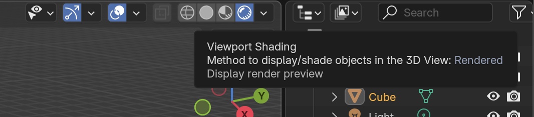 render viewport